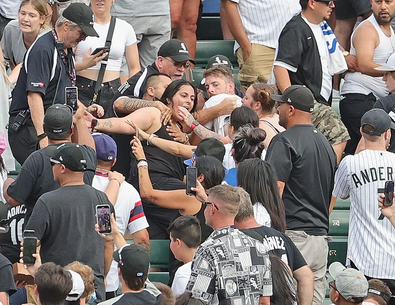 Massive Fan Fight Erupts at White Sox Game