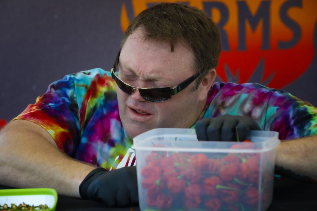 Chili Pepper Eating Contest: No Pain, No Gain