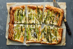 Asparagus and Goat Cheese Tart